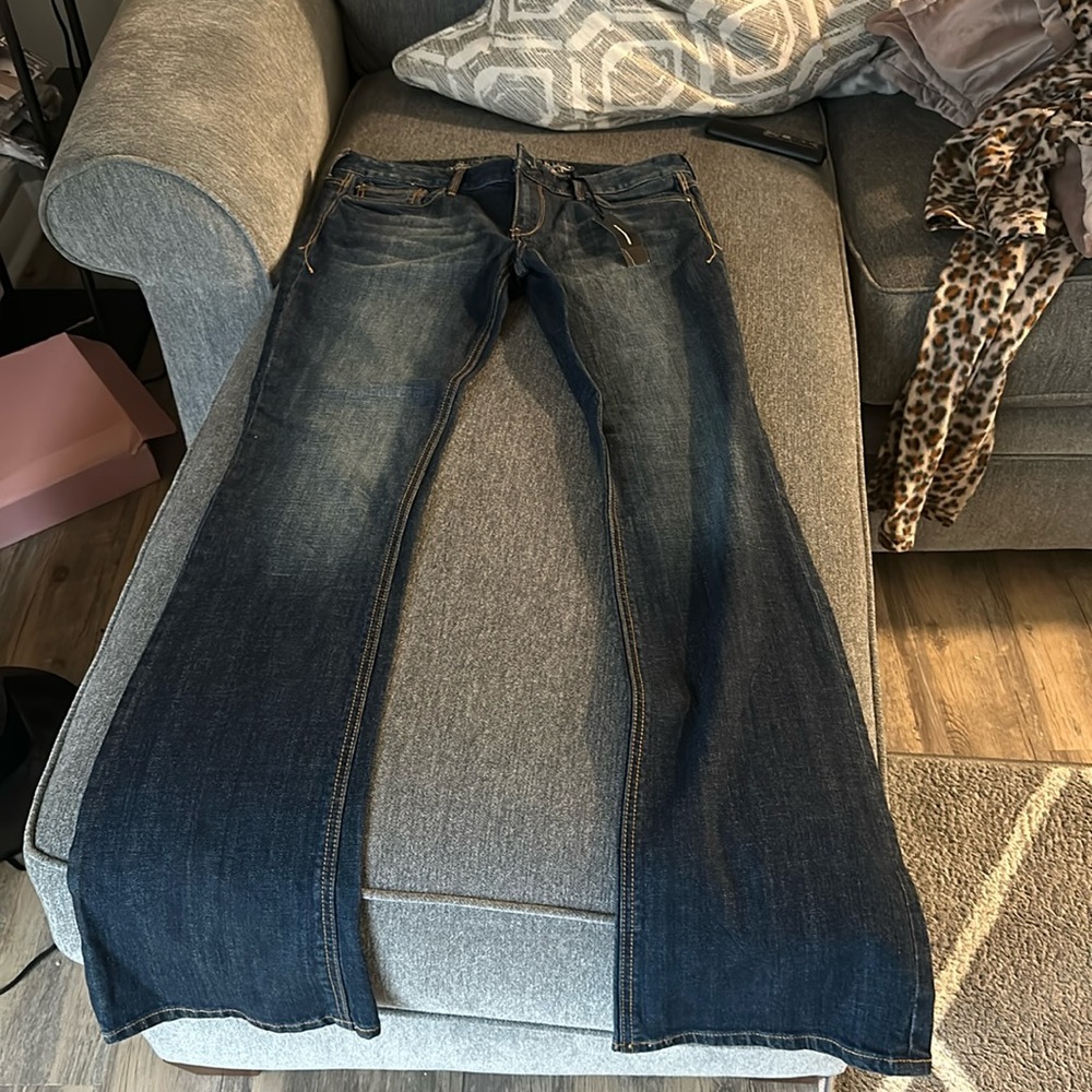 Dark Indigo Jean Low Rise Boot